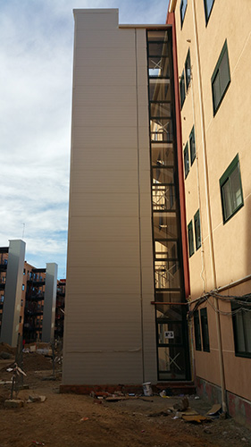 Ascensor. Arquitectos Valladolid