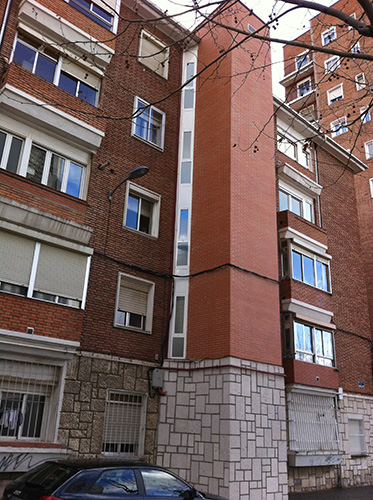 Ascensor. Arquitectos Valladolid