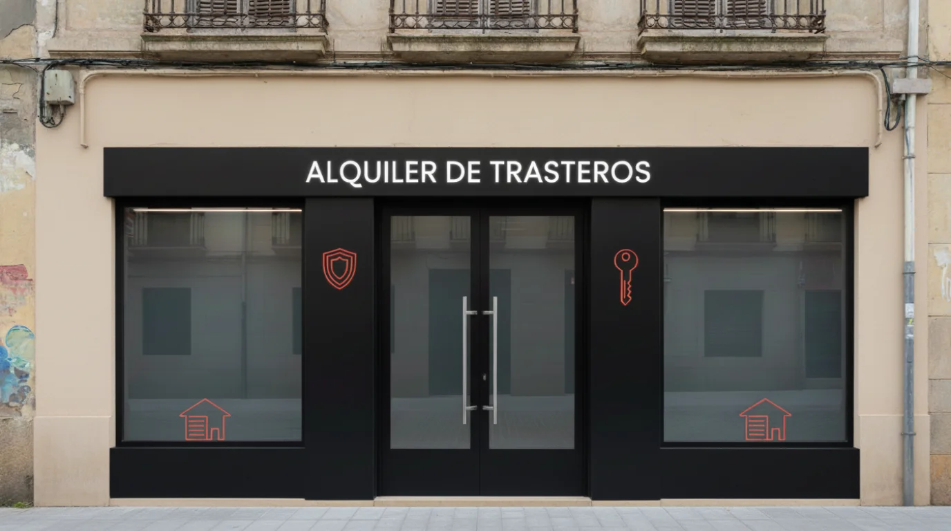 Local transformado en trastero en Valladolid - Después
